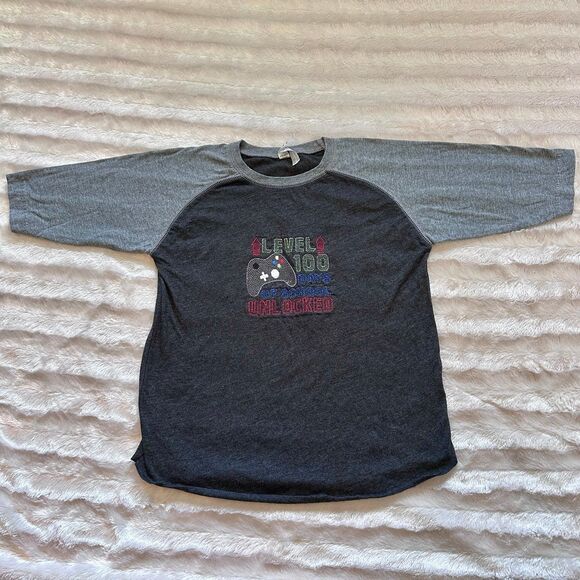Boys Embroidered 100th day of school T-shirt Size 6-8 - Picture 5 of 9